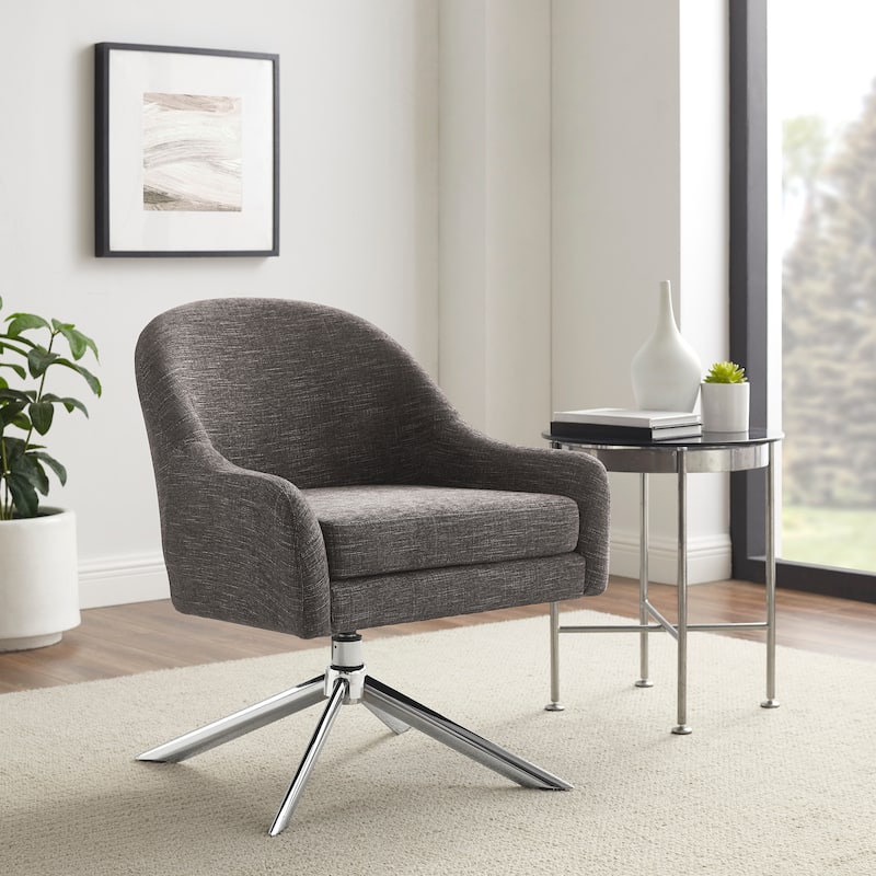 Paxton Swivel Accent Chair - Grey