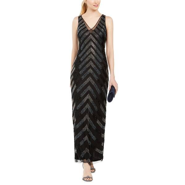 princess polly baby blue dress Adrianna Papell Womens Beaded Gown Dress,, Black, 8 - Bed Bath & Beyond