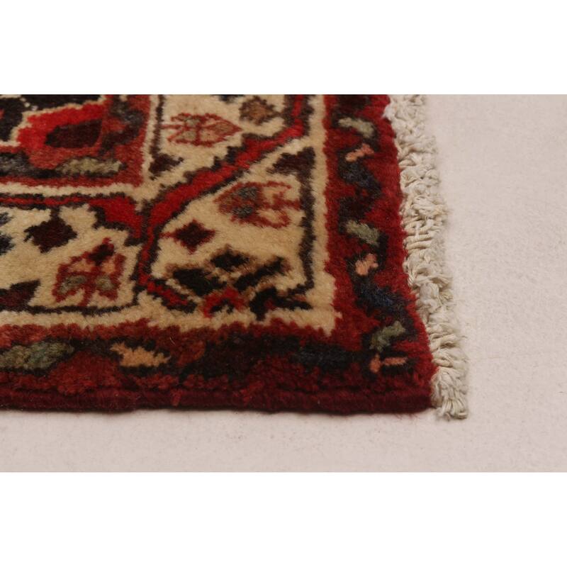 ECARPETGALLERY Hand-knotted Andelz Red Wool Rug - 3'8 x 13'2