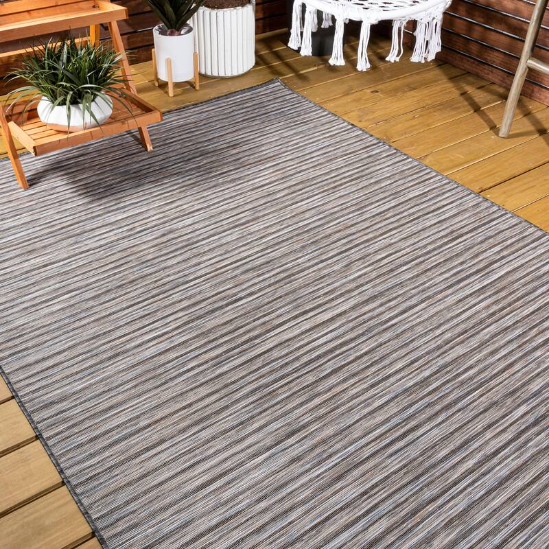 JONATHAN Y Finn Modern Farmhouse Pinstripe Area Rug