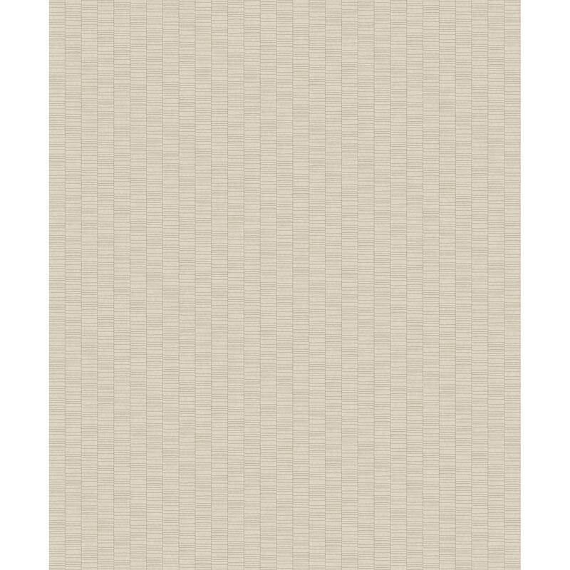 Seabrook Designs Deco Spliced Stripe Unpasted Wallpaper