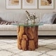 preview thumbnail 3 of 6, vidaXL Coffee Table Solid Teak Driftwood 23.6"