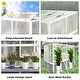 Wooden Lean To Greenhouses For Outdoors, Heavy Duty Walk In Green House 