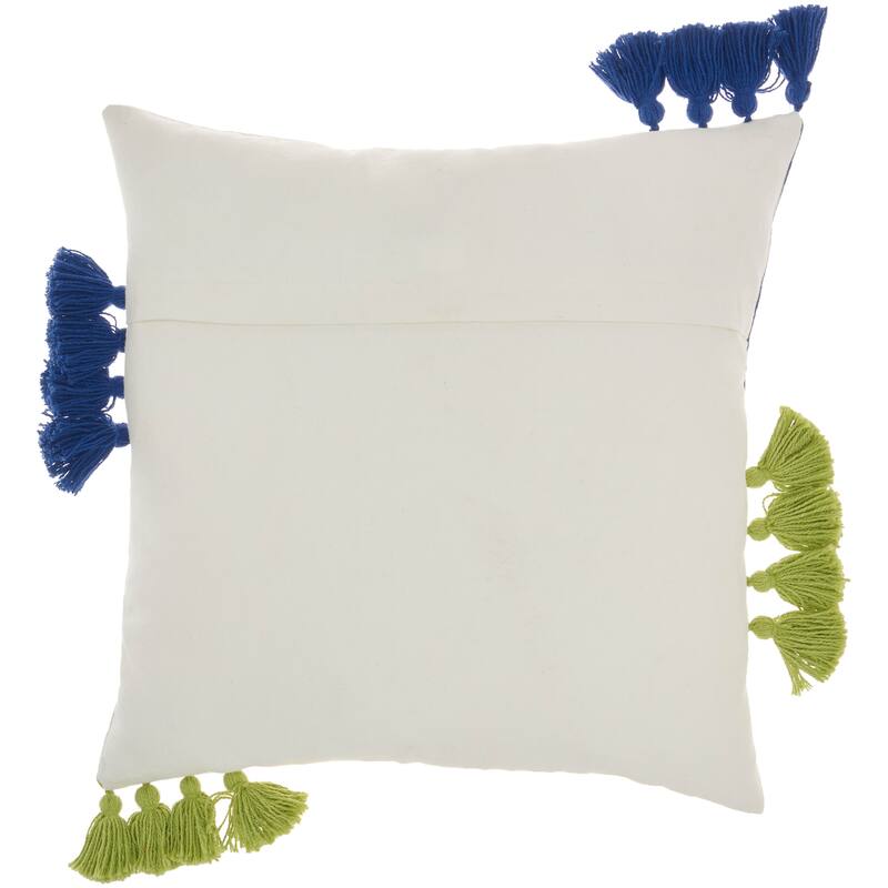 Mina Victory Geometric Lines Throw Pillow