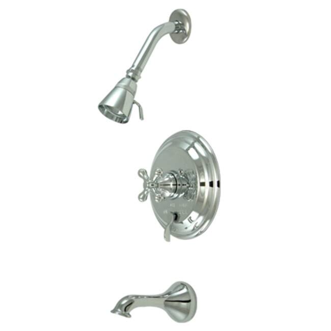 Elements Of Design Single Handle Tub and Shower Trim with Single - Chrome