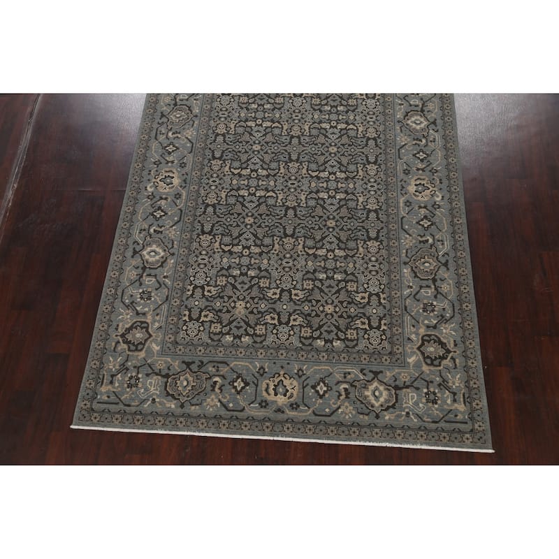 Traditional Geometric Ziegler Turkish Living Room Area Rug Wool Carpet - 6'7" x 9'10"