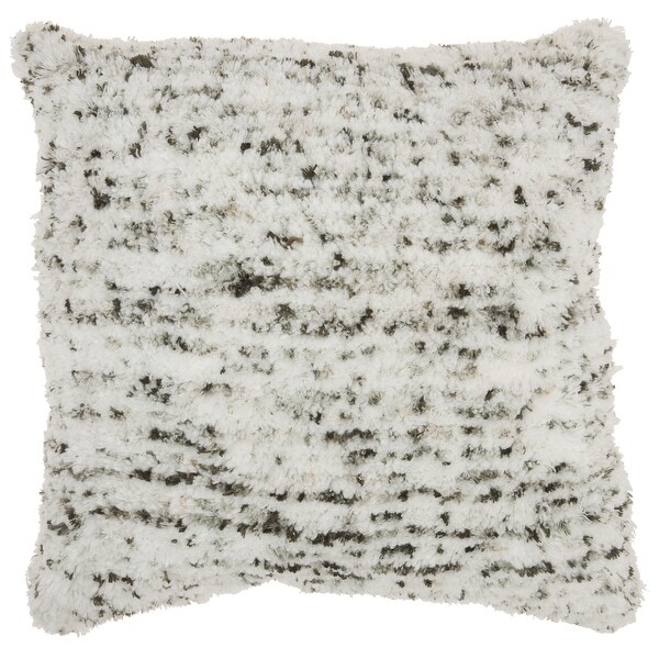 Mina Victory Life Styles Sprinkle Micro Shag Throw Pillow, (24" x 24"). Opens flyout.