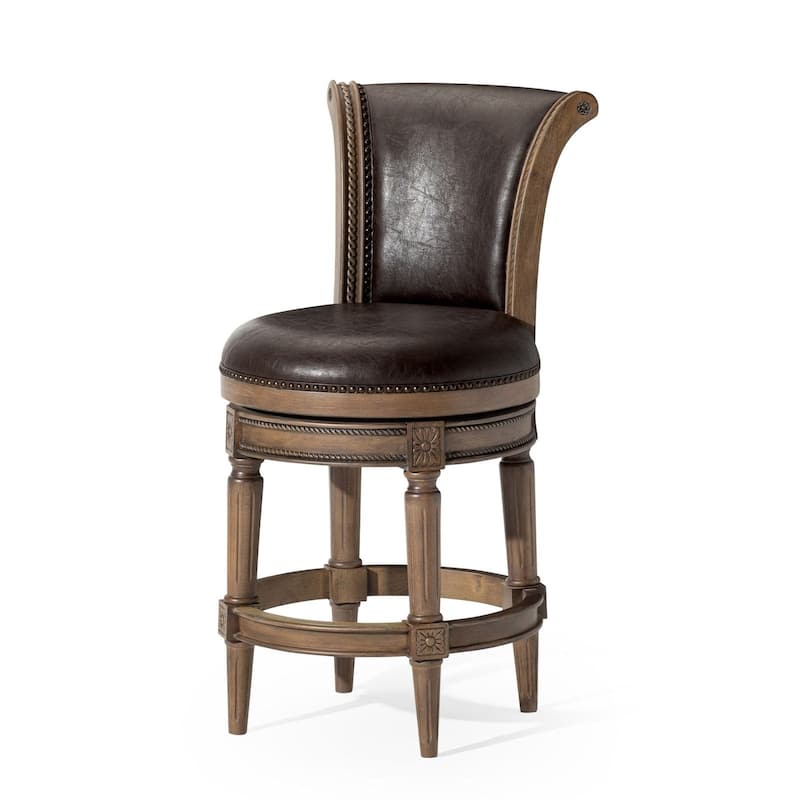 Maven Lane 26" Pullman Swivel Counter Height Kitchen Stool