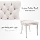 preview thumbnail 9 of 99, High-end Tufted Velvet Upholstered Nailhead Dining Chair Set of 6