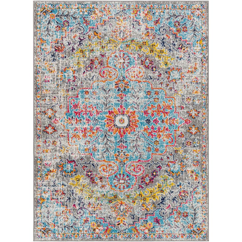 Livabliss Harput Updated Traditional Medallion Area Rug