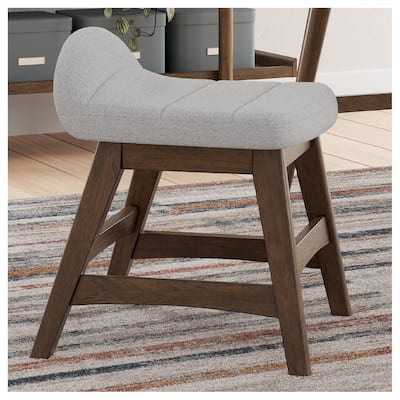 Signature Design by Ashley Lyncott Light Gray/Brown Home Office Desk Chair - 19.13" W x 20.13" D x 22.13" H