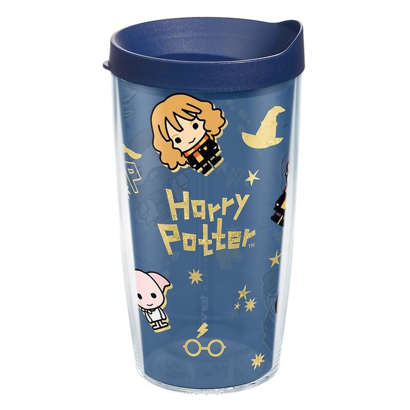 Tervis Harry Potter Charm Icons Made in USA Double Walled Insulated Travel Tumbler, Classic - 16oz