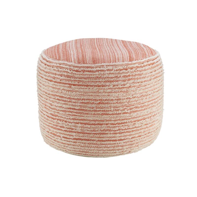 Sevita Tropical Textured and Distressed Pouf