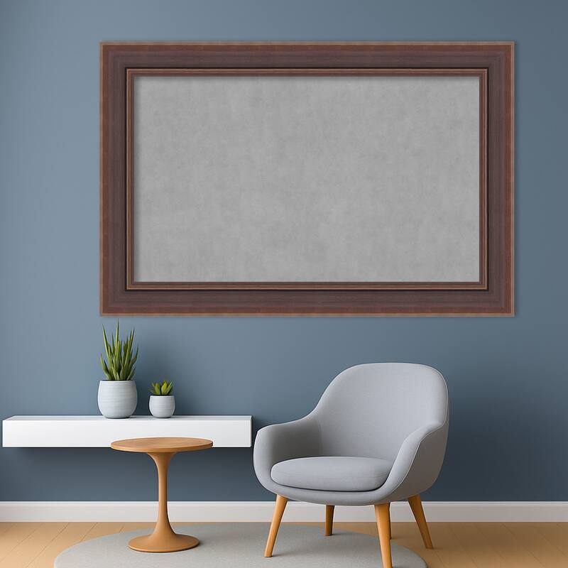 Amanti Art Moab Brown Bronze Framed Magnetic Board