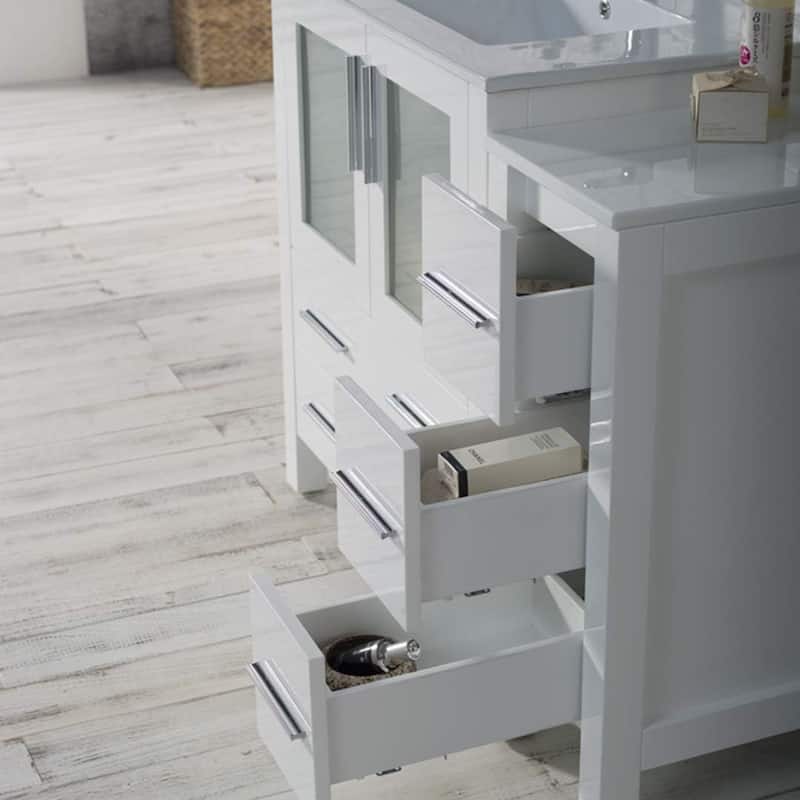 Blossom Sydney 42 Inch Solid Wood Bathroom Vanity with Sink & Cabinet