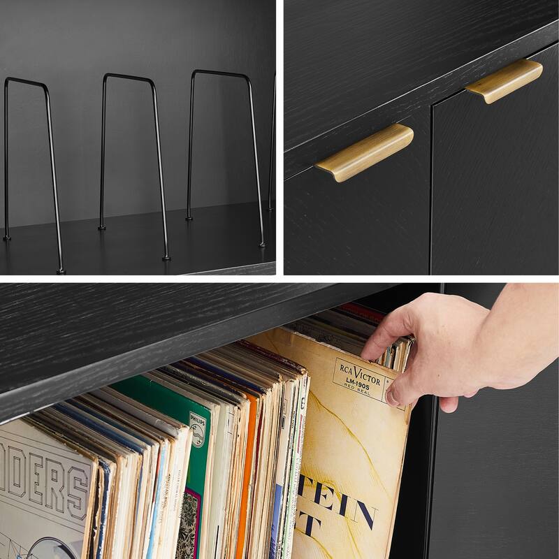 Crosley Brody Record Storage Sideboard