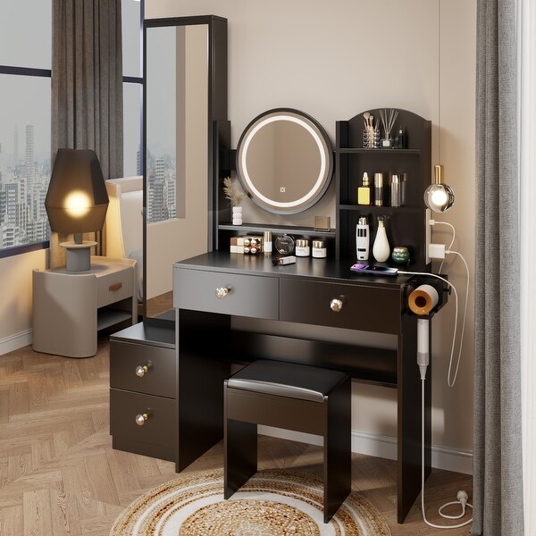 Body vanity mirror with lights cheap