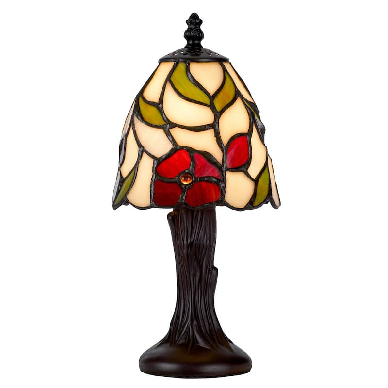 3114 Tiffany 11" Height Metal/Resin Accent Lamp in Dark Bronze Finish