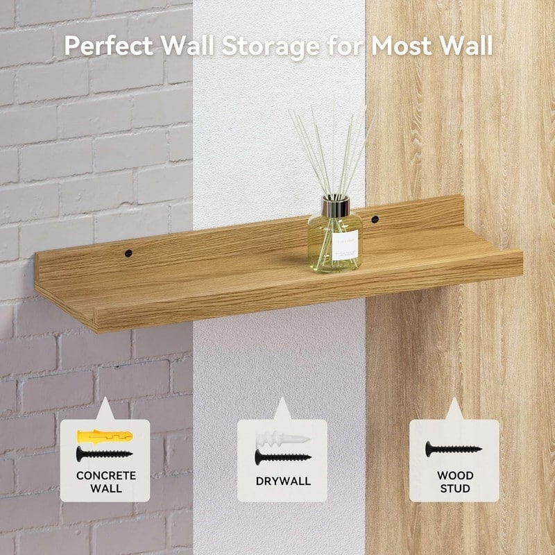 5 Set Floating Shelves for Wall Decor