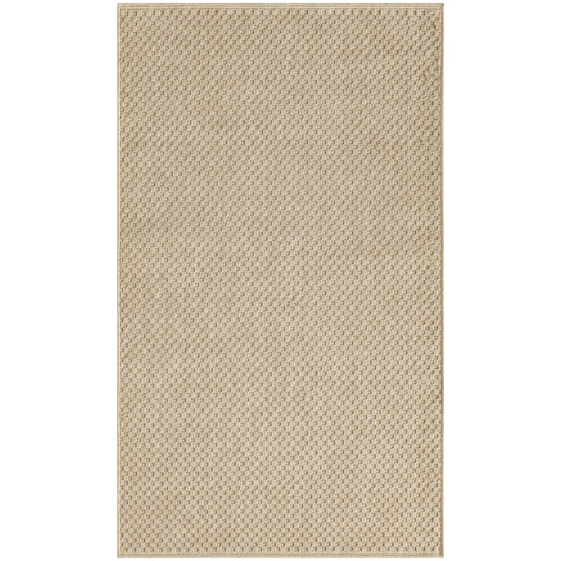 Nourison Tulum Indoor/Outdoor Solid Area Rug - 3' x 5' - Taupe