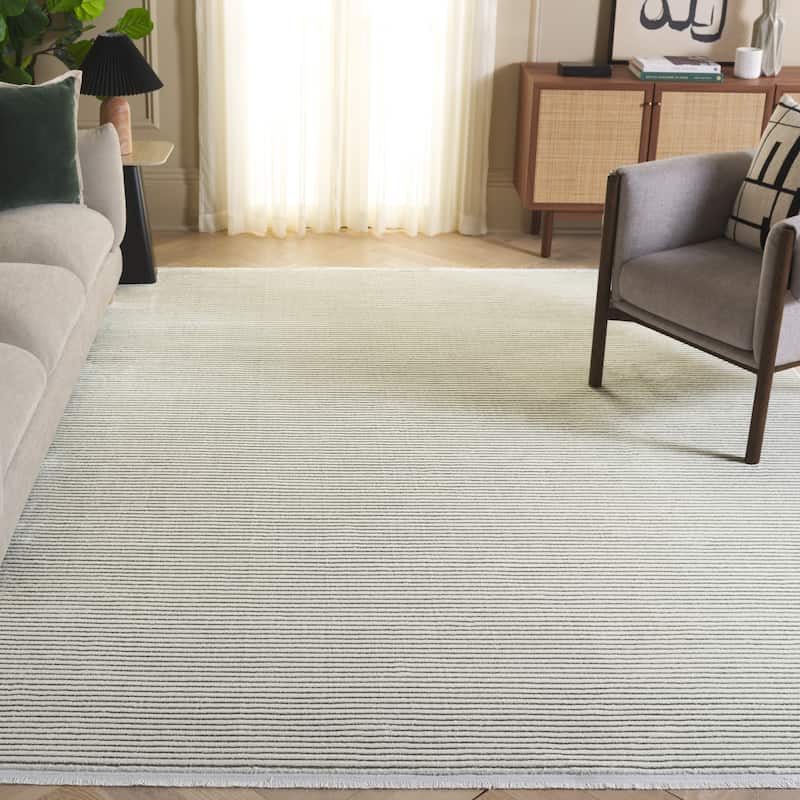 SAFAVIEH Emerald Mineta Striped Rug - 8' x 10' - Green/Beige