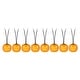 preview thumbnail 1 of 2, Gemmy Spooky Mood's White 8 ct LED Prelit Musical Jack-O-Lantern String Lights