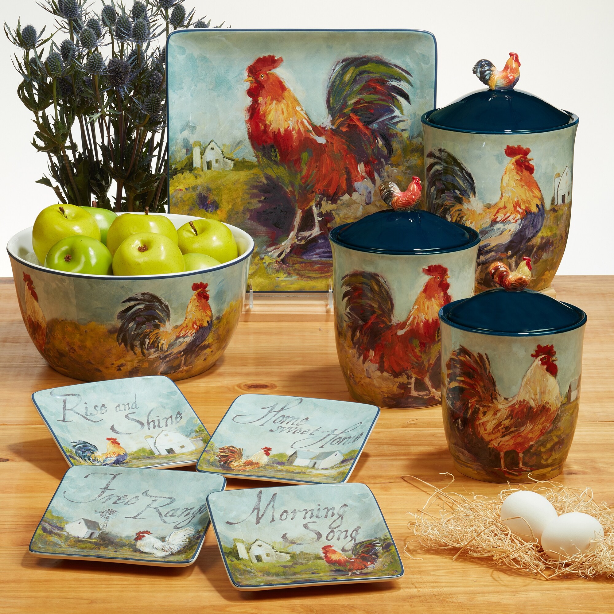 Pfaltzgraff rooster meadow hot sale