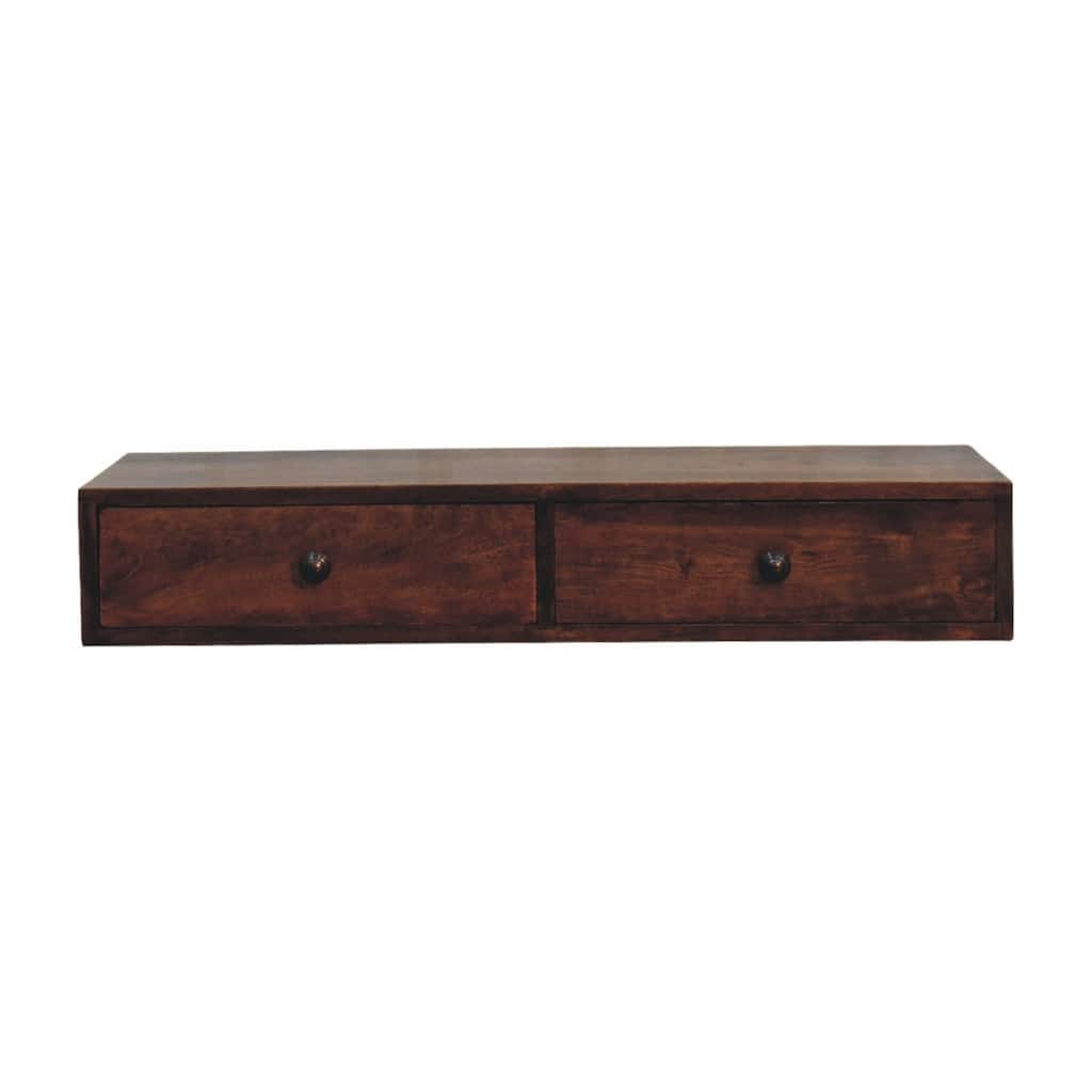Artisan Furniture Solid Wood Roasted Almond Slim Console , Brown
