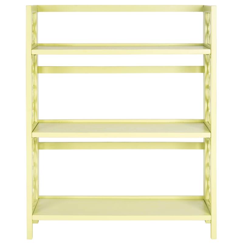 SAFAVIEH Henka Low Black Bookshelf - 33.5" x 13.4" x 42.5" - 34Wx13Dx43H