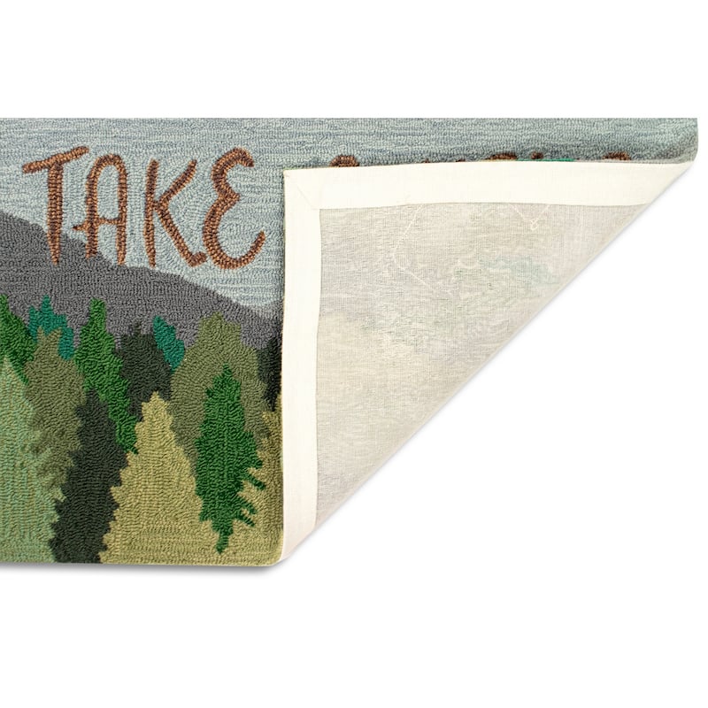 Liora Manne Frontporch Take A Hike Indoor/Outdoor Rug