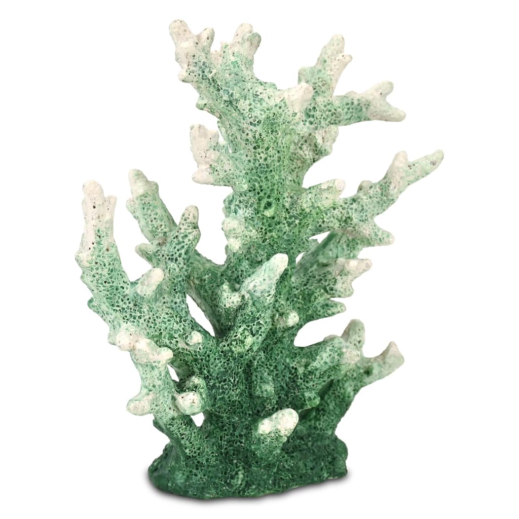 Callidora 9.25 Resin Coral Decor - Green - N/A
