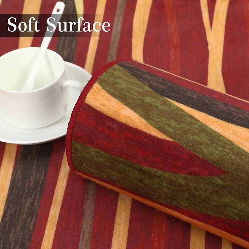 Garvee Modern Abstract Area Rug Colorful Throw Carpet