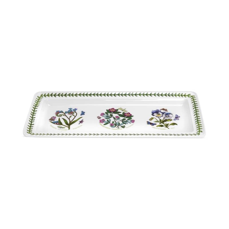 Portmeirion Botanic Garden Oblong Tray - 14.5" x 7"