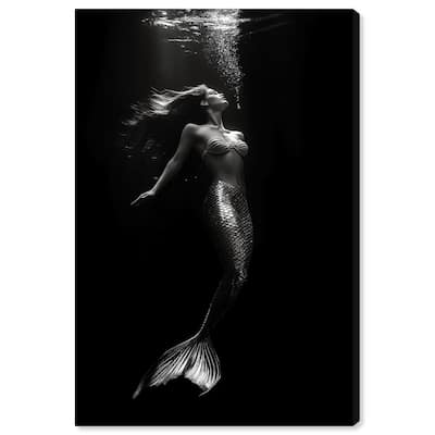 Mermaid Deep Canvas by Art Remedy, Gallery Wrapped