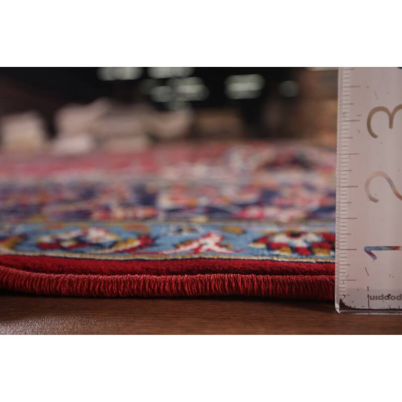 Traditional Red Kashan Turkish Rug Machine Made Home Decor Carpet - 9'8" x 12'6"