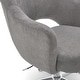 preview thumbnail 18 of 25, Serta Valetta Home Office Chair, Home Desk Chair with Memory Foam Padding, Chrome-Finished Stainless-Steel Base,