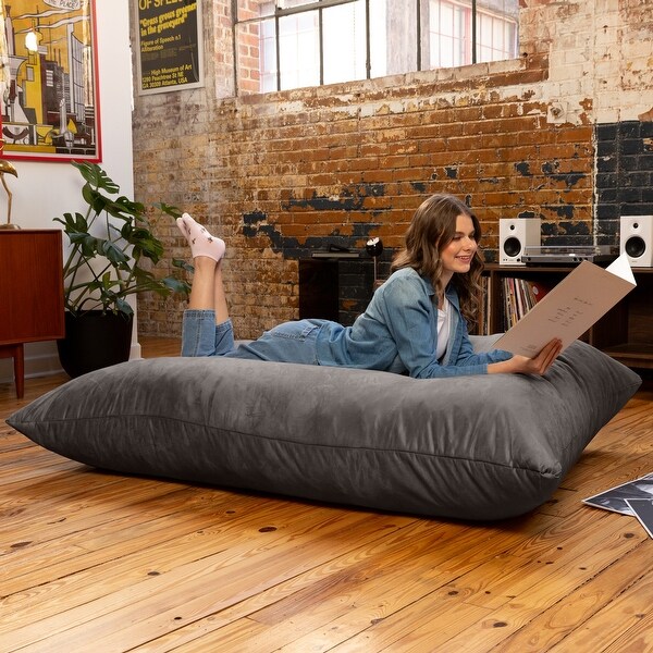 Jaxx 5.5' Huge Bean Bag Floor Pillow and Lounger for Adults