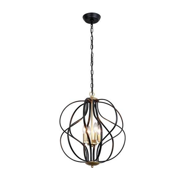 Maxax 4 - Light Unique Geometric Chandelier Wrought Iron