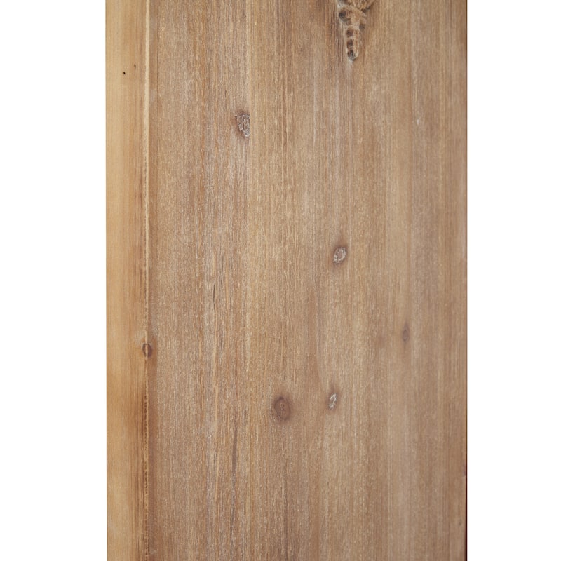 Wood Floral Carved Antefix Wall Decor - Set of 3 Brown - Roche River Decor