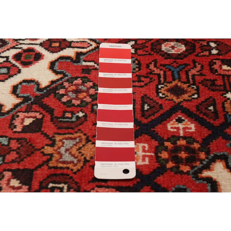 ECARPETGALLERY Hand-knotted Andelz Red Wool Rug - 3'3 x 4'11