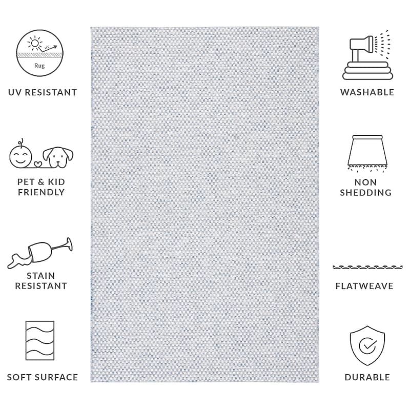 SAFAVIEH Sisal All-Weather Zhanat Transitional Indoor/Outdoor Rug