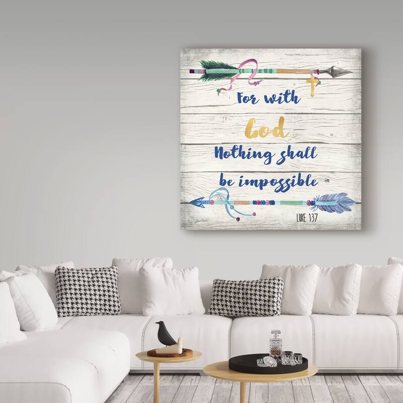 Jean Plout 'Rustic Bible Verse 2' Canvas Art