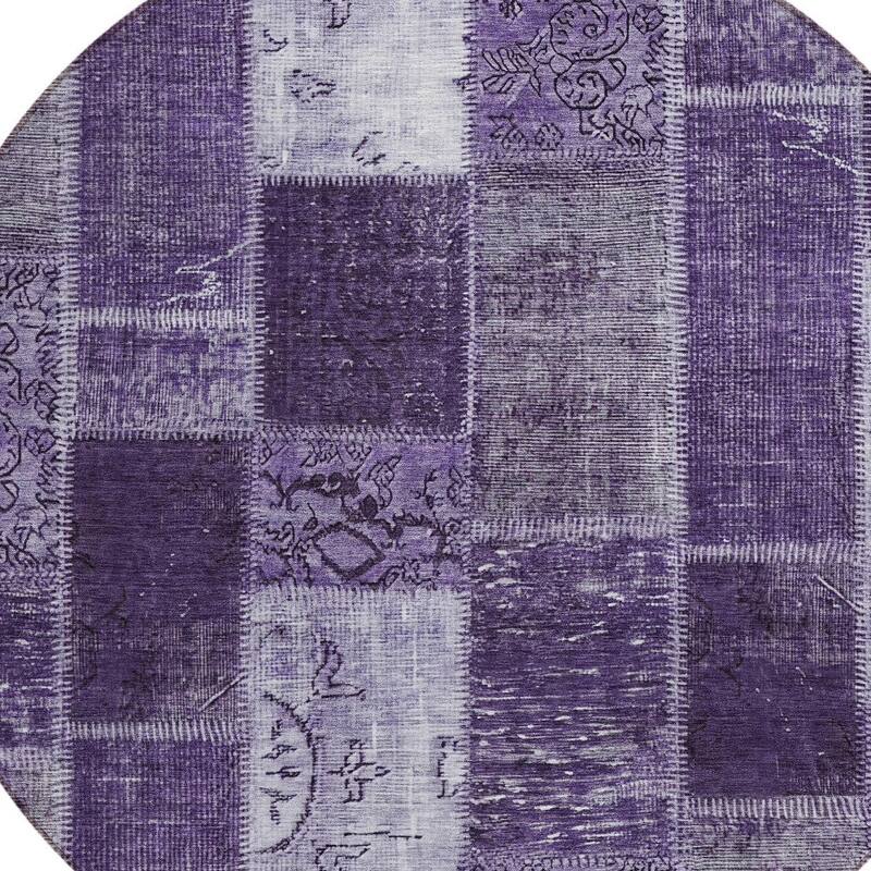 HomeRoots Patchwork Traditional Rectangle Outdoor Rug