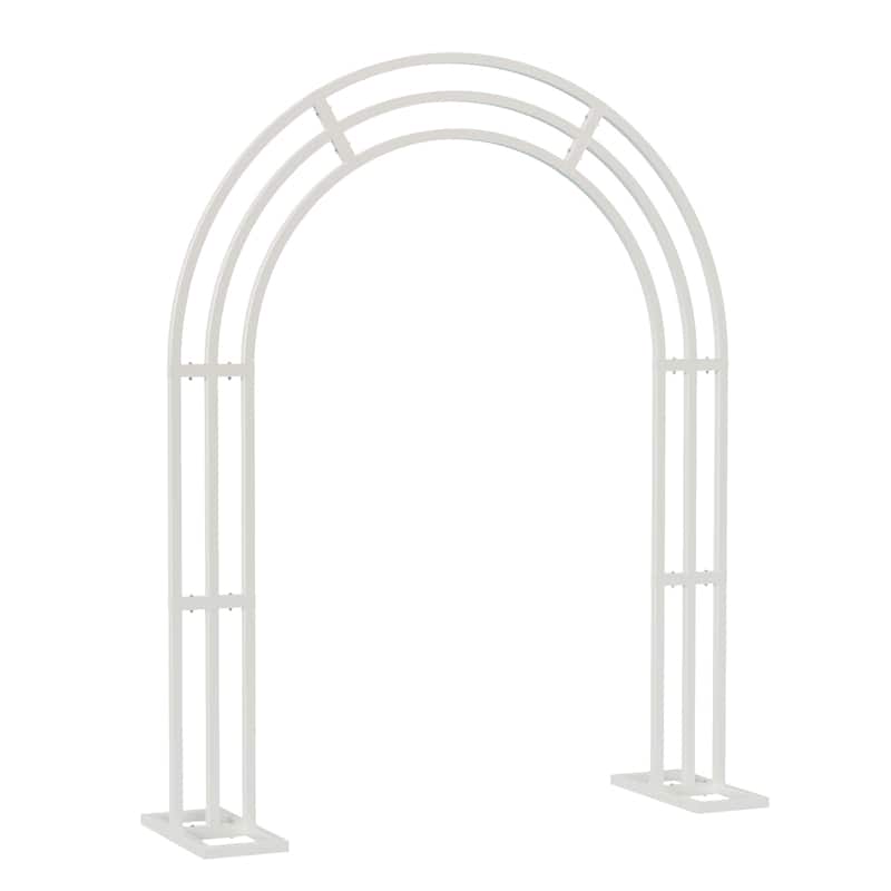 Metal Wedding Arch Backdrop Stand for Wedding, Bridal, Garden, Yard