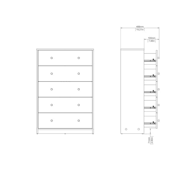 Porch & Den Zoe 5-drawer Chest