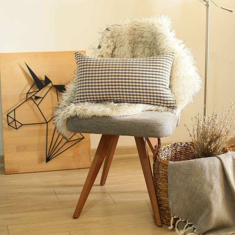 Boho-Chic Decorative Houndstooth Jacquard Pillow Covers
