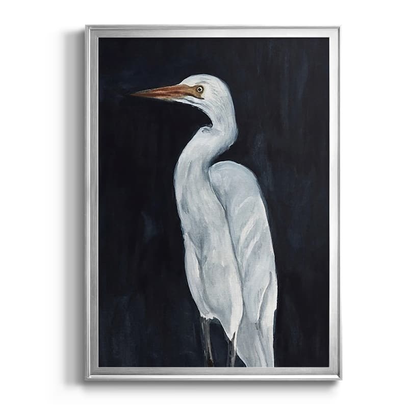 Calm Great Egret I Premium Framed Print - Ready to Hang