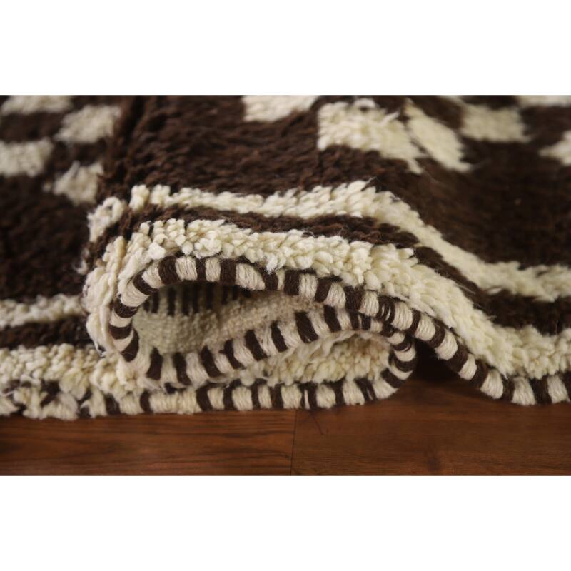 Anatolian Tribal Oriental Runner Rug Hand-knotted Wool Carpet - 3'1"x 12'9"