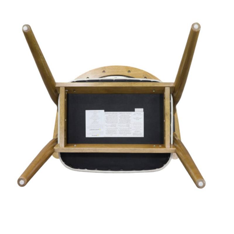 Christopher Knight Home - Mid-Cenutry Farmhouse Upholstered Wood Dining Chairs with Curved Backrest and Armrest, Set of 2