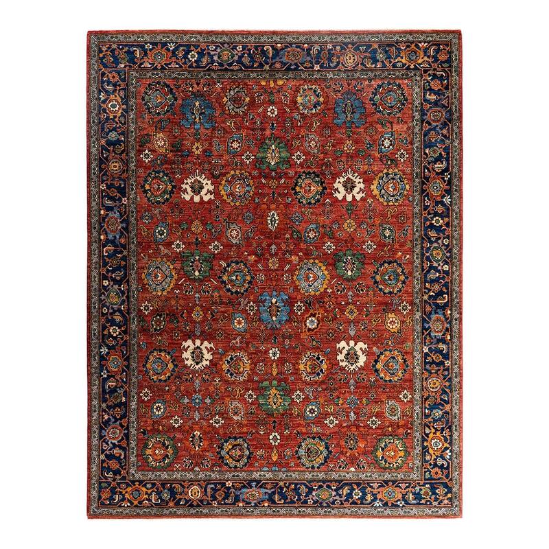 Serapi One-of-a-Kind Hand-Knotted Area Rug - Red, 8' 0" x 10' 4" - 8' 0" x 10' 4"